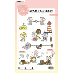 StudioLight Essentials Stamp & Cutting Die Sea Shore