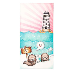 StudioLight Essentials Stamp & Cutting Die Sea Shore