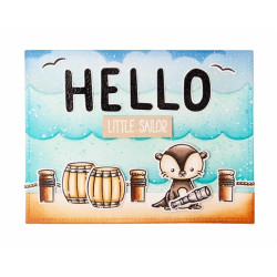 StudioLight Essentials Stamp & Cutting Die Sea Shore