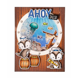 StudioLight Essentials Stamp & Cutting Die Sea Shore