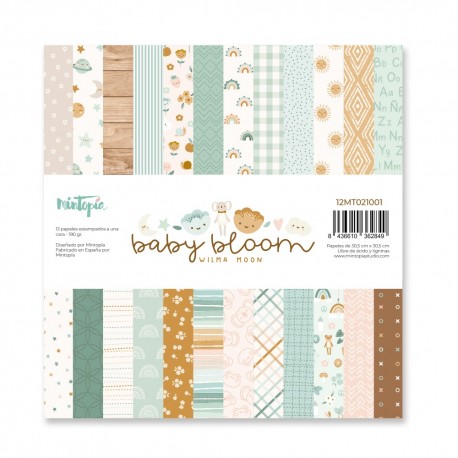 Mintopia Baby Bloom Paper Pad 30x30cm