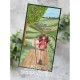 Stamping Bella Curvy Girl Loves To Hike Cling Stamp