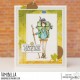 Stamping Bella Curvy Girl Loves To Hike Cling Stamp