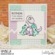 Stamping Bella Oddball Mama Dino & Her Babies Cling Stamp