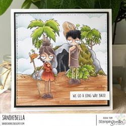 Stamping Bella Oddball Cave Couple Cling Stamp