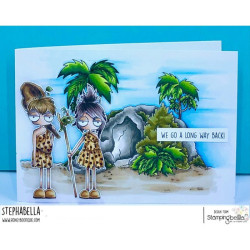 Stamping Bella Oddball Cave Couple Cling Stamp