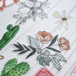 Les Ateliers de Karine Bonjour l'été VELLUM Die Cuts 35pz
