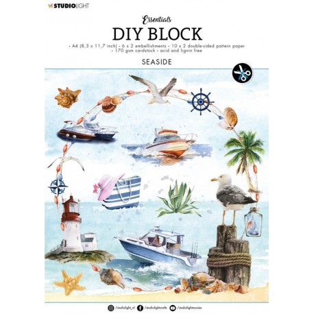 StudioLight Essentials DIY Block Seaside Nr.42 A4