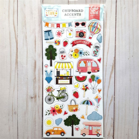 Echo Park Here Comes The Sun Chipboard Accents