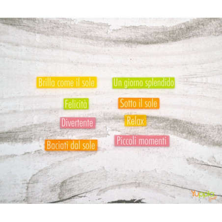 YupplaCraft Prisma FRASI A COLORI ITALIANO