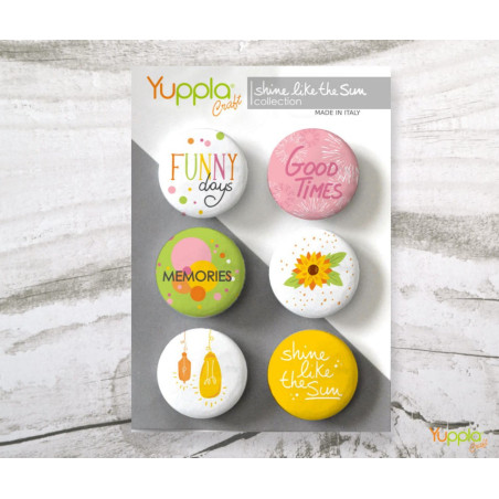 YupplaCraft Buttons SHINE LIKE THE SUN