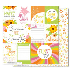YupplaCraft Paper Pack 30x30cm - SHINE LIKE THE SUN
