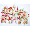 Craft Consortium Fairy Wishes Chipboard Ephemera 30pz