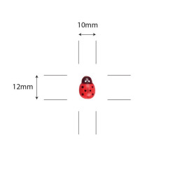 Craft Consortium Fairy Wishes Wooden Ladybirds