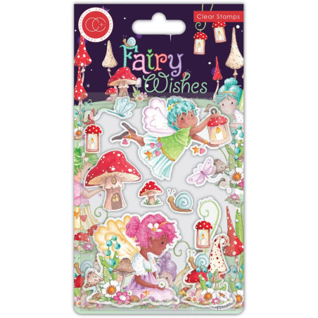 Craft Consortium Fairy Wishes Friends Clear Stamps