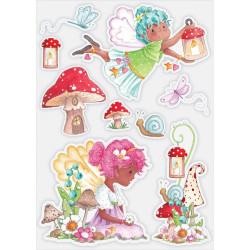 Craft Consortium Fairy Wishes Friends Clear Stamps