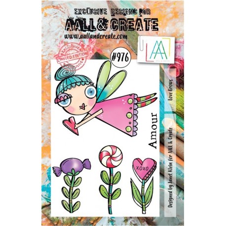 AALL & Create Stamp Set 976 Love Grows