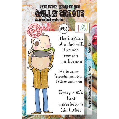 AALL & Create Stamp Set 936 Father Son