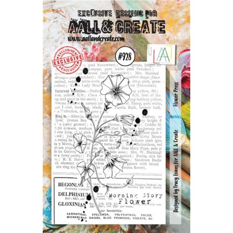 AALL & Create Stamp Set 928 Flower Press