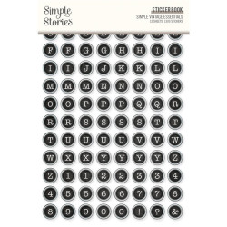 Simple Stories Simple Vintage Essentials Sticker Book 1300pz