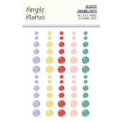 Simple Stories The Little Things Glossy Enamel Dots