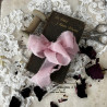 Old Fashion Ribbon Silk Chiffon Pink