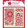 Woodware Stencil Floral Panels