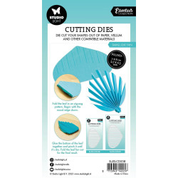 StudioLight Cutting Dies Essentials SMALL LEAF FAN nr.538