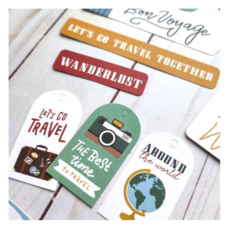 Let's Go Travel Frames & Tags - Echo Park Paper Co.