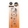 StudioLight Clear Stamp Grunge Poppy Flower nr.443
