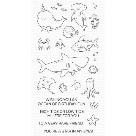 My Favorite Things Oceans of Fun Clear Stamps