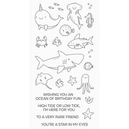 My Favorite Things Oceans of Fun Clear Stamps