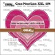 Crea-Nest-Lies XXL dies no. 154 Hearts with Little Stripes