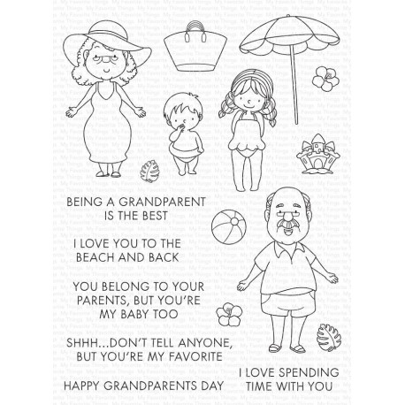 My Favorite Things Being a Grandparent Is the Best Clear Stamps