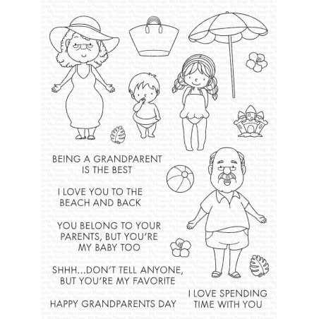 My Favorite Things Being a Grandparent Is the Best Clear Stamps