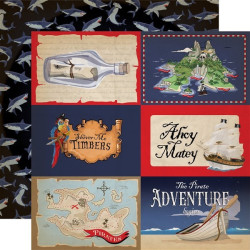 Carta Bella Pirates Paper Pad 30x30cm