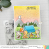 Mama Elephant AROUND THE CAMPFIRE Clear Stamp