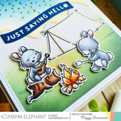 Mama Elephant AROUND THE CAMPFIRE CREATIVE CUTS