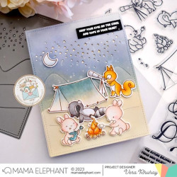 Mama Elephant AROUND THE CAMPFIRE CREATIVE CUTS