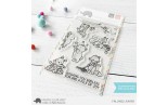 Mama Elephant FALLING LEAVES Clear Stamp