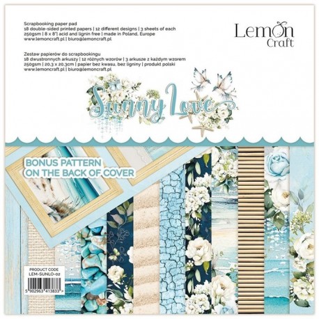 LemonCraft Sunny Love Paper Pad 20x20cm