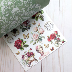 LemonCraft Secret Garden Basic Paper Pad 20x20cm