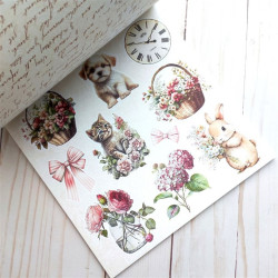 LemonCraft Secret Garden Basic Paper Pad 20x20cm