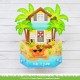 LAWN FAWN Build-A-House Beach Add-On Cuts