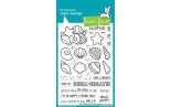 LAWN FAWN How You Bean? Seashell Add-On Clear Stamp