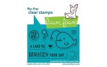 LAWN FAWN Anglerfish Flip-Flop Clear Stamp