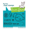 LAWN FAWN Anglerfish Flip-Flop Clear Stamp