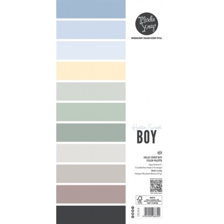 MODASCRAP COLOR PALETTE HELLO SWEET BOY 15x30cm