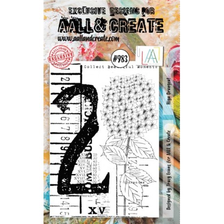 AALL & Create Stamp Set A6 983 Hiya Drangea!