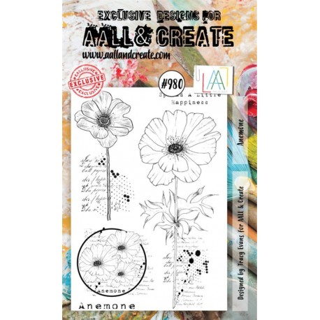 AALL & Create Stamp Set A6 980 Anemone